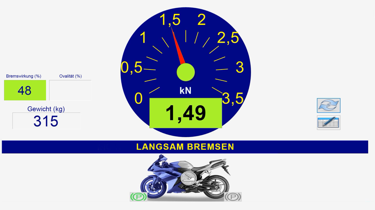 Software-ITV-Motorräder-Bremsenprüfstand